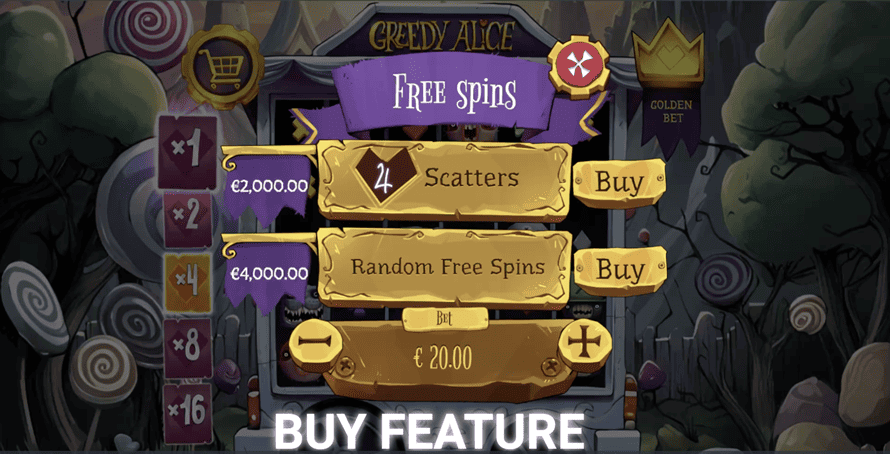 How the Greedy Alice Slot Works